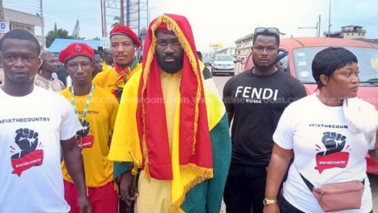 #FixTheCountry demo hits Takoradi with call on government to address corruption, kidnappings