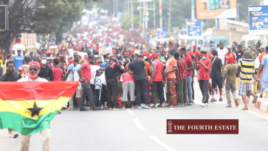 And they sang ‘Arise Ghana youth!’ – #FixTheCountry protesters want Nkrumah back